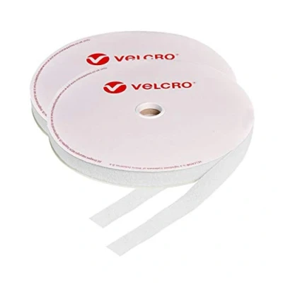Abbildung von Velcro® Klettband, zum Aufnähen, 10 mm, Weiß, 5 m Rollen