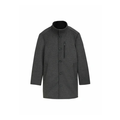 Abbildung von TOM Tailor 2IN1 Klassischer Mantel, Herren, Größe: 3XL, Dark grey black herringbone