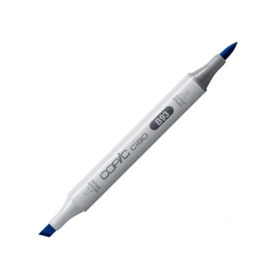 Abbildung von COPIC Ciao Marker Typ B 93, Light Crockery Blue, vielseitiger Layoutmarker, mit einer mittelbreiten und Brush Spitze