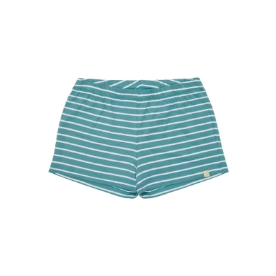 Abbildung von loud + proud Ringel JAMA Nachtwäsche Hose, Damen, Größe: 44, Hellblau