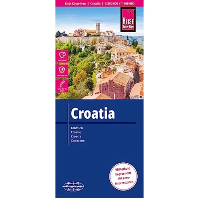 Abbildung von Reise Know How Landkarte Kroatien / Croatia (1:300.000 700.000): reiß und wasserfest (world mapping project)