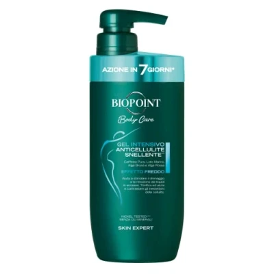 Abbildung von Biopoint Intensives Anti Cellulite Gel, straffende Wirkung, entwässernd und belebend, fördert die Reduzierung von Fettansammlungen wirkt Unschönheiten entgegen, 400 ml