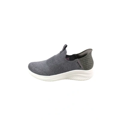 Abbildung von Skechers Damen Ultra Flex 3.0 Smooth Step Sneakers,Sports Shoes, Grey Knit/Jersey/Trim, 37.5 EU