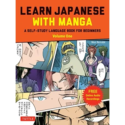Abbildung von Learn Japanese With Manga: A Self study Language Book for Beginners to Read, Write and Speak Manga Comic Strips! (Free Online Audio) (1)