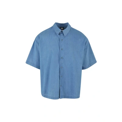 Abbildung von Urban Classics Hemd, Herren, Größe: 5XL, Skyblue washed