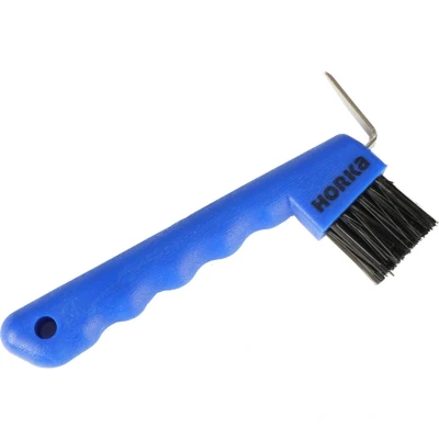 Abbildung von Horka Hufkratzer mit Bürste Blau