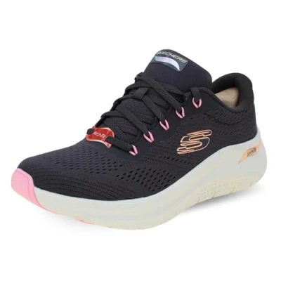 Abbildung von Skechers Damen Arch Fit 2.0 Big League Sneaker, Zinnfarben, 37 EU