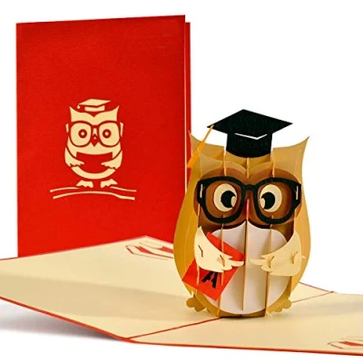 Abbildung von Diese Klappkarten Glückwunschkarte bestandene Prüfung, bestandenes Examen, Bachelor, Master I oder witzige Geburtstagskarte für Nerd, Hipster, Geschenk, C16