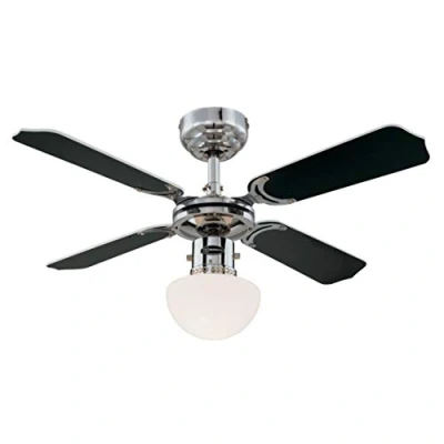 Abbildung von Westinghouse Lighting Deckenventilator Portland Ambiance chrom 7832140 90 cm Durchmesser