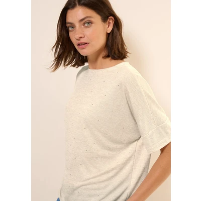 Abbildung von Cecil T Shirt, mit Dekosteinen