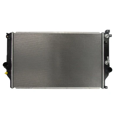 Abbildung von NRF 550149 Kühler, Motorkühlung Aluminium 670 411 26 Kühlrippen gelötet