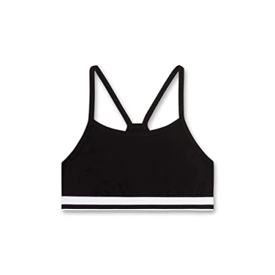 Abbildung von Sanetta Mädchen Bustier Schwarz Bequemes und angenehmes für aus einem Baumwoll Mix. Unterwäsche 140
