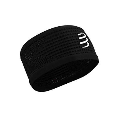 Abbildung von Compressport Laufstirnband Headband on/Off Anti Transpirations Stirnband Ultraweiche Fasern mit schnellem Trocknen Multisport