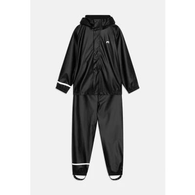 Abbildung von Name it NKNDRY10 RAIN Unisex SET Regenhose für Kinder, Größe: 80, Black