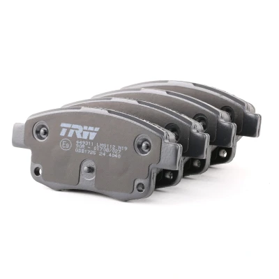 Abbildung von TRW COTEC GDB1725 Bremsbelagsatz inkl. Verschleißwarnkontakt mit Bremssattelschrauben Zubehör FORD: Transit Mk6 Platform / Chassis