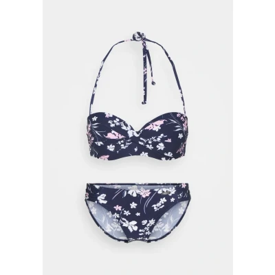 Abbildung von LASCANA Bügel Bandeau Bikini, mit Wickeloptik