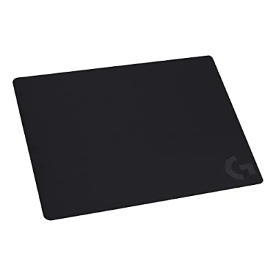 Abbildung von Logitech G G240 Stoff Gaming Mauspad, optimiert für Sensoren, mäßige Oberflächenreibung, rutschfeste Mausmatte, Mac und PC Zubehör, 340 x 280 1 mm