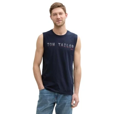 Abbildung von TOM TAILOR Herren 1048075 T Shirt, 10668 Sky Captain Blue, L