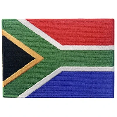 Abbildung von Südafrika Flagge Afrikanischer Staatsangehöriger Flicken Bestickter Aufnäher zum Aufbügeln/Annähen