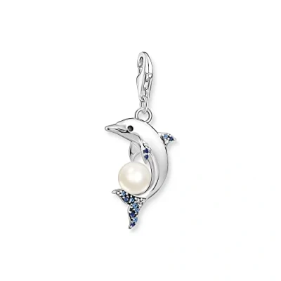 Abbildung von Thomas Sabo Charm Anhänger Delfin mit Perle 925 Sterlingsilber 1889 664 7