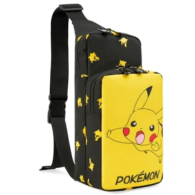 Abbildung von Pokemon Bauchtasche Kinder Jungen Pikachu Umhängetasche Teenager Gürteltasche Geschenk Tasche für