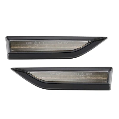 Abbildung von AUTO STYLE Satz LED Seitenblinker kompatibel mit Volkswagen Caddy IV 2015 2020 Smoke inkl. Dynamic Running Light, Rauchgrau