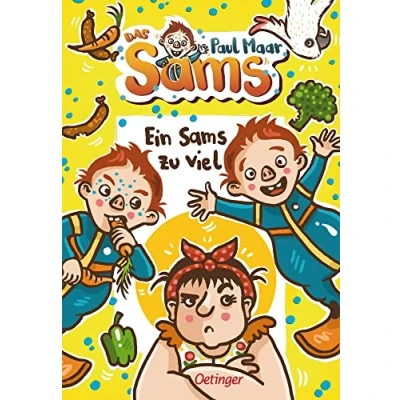 Abbildung von Das Sams 8. Ein zu viel: Lustiges Abenteuer aus der Kinderbuch Klassiker Reihe von Bestseller Autor Paul Maar ab 5 Jahren