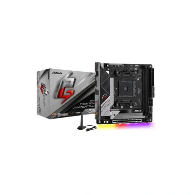 Abbildung von ASRock B550 Phantom Gaming ITX/AX unterstützt AMD AM4 RyzenTM/Future RyzenTM Prozessoren Motherboard