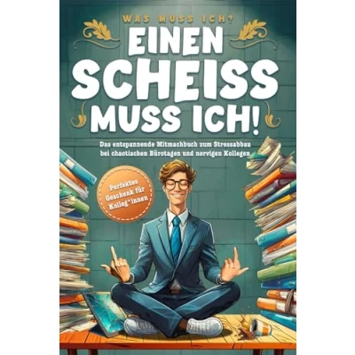 Abbildung von Was muss ich? Einen Scheiss ich!: Das entspannende Mitmachbuch zum Stressabbau bei chaotischen Bürotagen und nervigen Kollegen