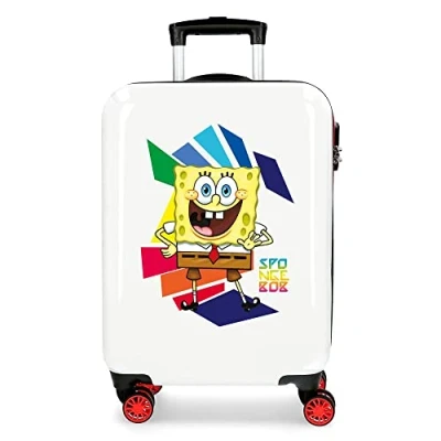 Abbildung von Spongebob Hello Bob Kabinenkoffer Mehrfarbig 38x55x20 cms Hartschalen ABS Kombinationsschloss 34L 2,3Kgs 4 Räder Handgepäck