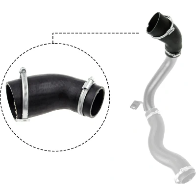 Abbildung von GATES 09 0640 Ladeluftschlauch Polychloropren (Neopren) FORD: Galaxy Mk2 MPV, S Max Mk1, MONDEO 4 Turnier