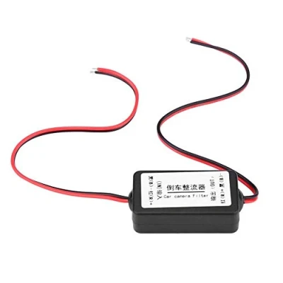 Abbildung von DEWIN Auto Rückfahrkamera Filter, 12V Filter DC Leistungsrelais Kondensator Gleichrichter