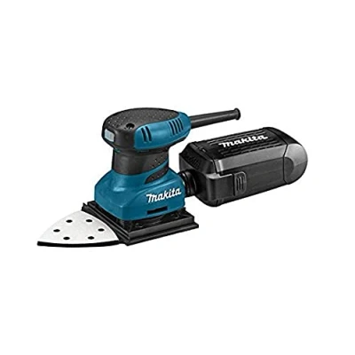 Abbildung von MAKITA BO4565K SCHWINGSCHLEIFER 200 W, Schwarz, Blau