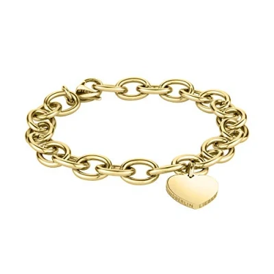 Abbildung von Armband mit Anhänger aus Edelstahl Gold