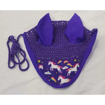 Abbildung von HB Harry and Hector Fliegenhaube Unicorn Violett Warmblut