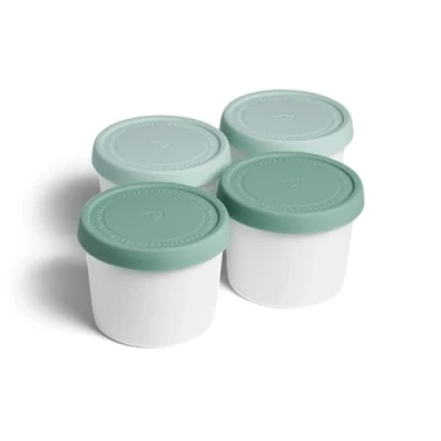 Abbildung von SPRINGLANE 4er Set Eisbehälter für Speiseeis 400 ml, Aufbewahrungsbehälter, Gefrierdosen, Eis Container BPA frei in Lebensmittelqualität