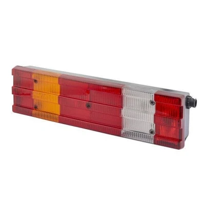 Abbildung von HELLA 2VD 007 500 411 Rückleuchte links P21W, R10W schwarz 24 mit Glühlampen Lampenträger