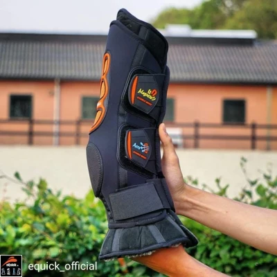 Abbildung von eQuick Transportgamaschen eBoots Kristal Aero Front Schwarz XL