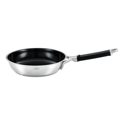 Abbildung von RÖSLE SILENCE PRO CeraPlus Bratpfanne, Antihaft &amp; Robust 28 cm, Hitzebeständig bis 260 C, Keramikversiegelung, silbern, Edelstahl 18/10, spülmaschinengeeignet
