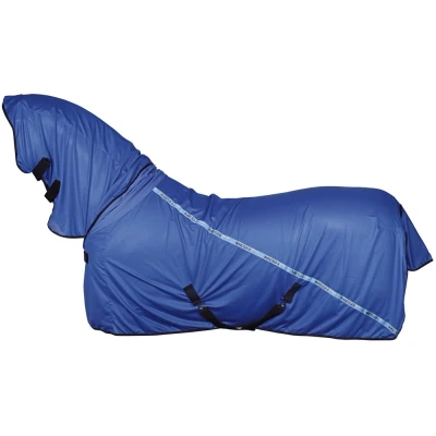 Abbildung von Harry&#039;s Horse Fliegendecke Mesh Pro Neck Blau 130/175