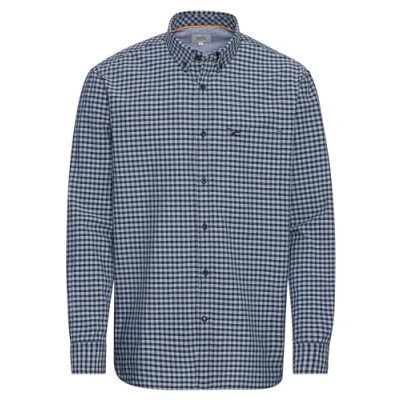 Abbildung von camel active Vichy KARO AUS Reiner Hemd, Herren, Größe: 4XL, Night blue