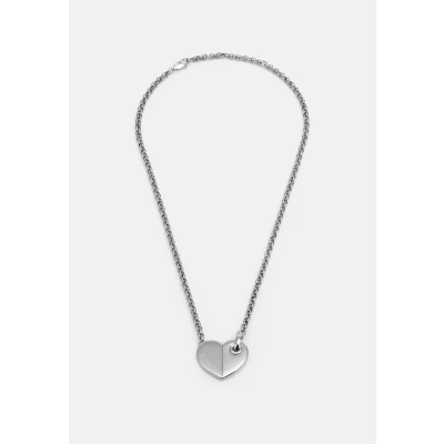Abbildung von Tommy Hilfiger BOLD Hearts Halskette silvercoloured, Damen, Größe: One Size, Silver coloured