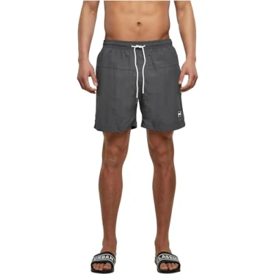 Abbildung von Urban Classics Block Badeshorts, Herren, Größe: 5XL, Darkshadow