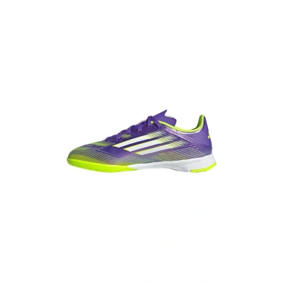 Abbildung von adidas Performance Fußballschuhe Indoor für Kinder, Größe: 28, Lilaweiss Schuhe