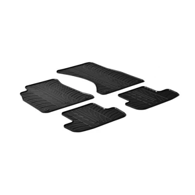 Abbildung von Gledring 0241 Fußmattensatz Gummi vorne und hinten 4 schwarz 750mm 550mm AUDI: A5 B8 Coupe
