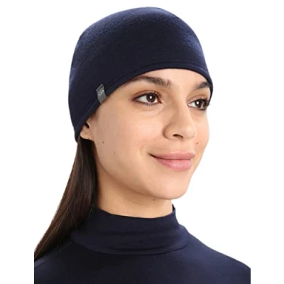 Abbildung von Icebreaker Merino Unisex Pocket Hat Winter Wolle Beanie Mütze, Loden/Mitternacht, Einheitsgröße