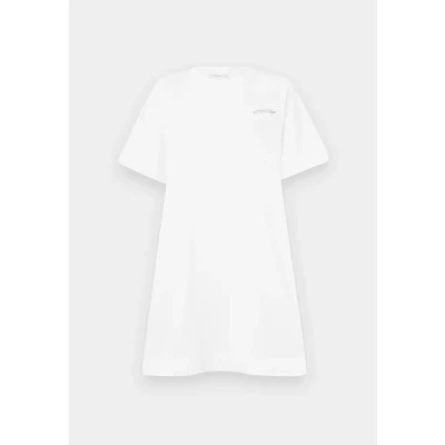Abbildung von Marc O&#039;Polo Denim Dress Loose FIT Chestprint Jerseykleid, Damen, Größe: Large, Silky white