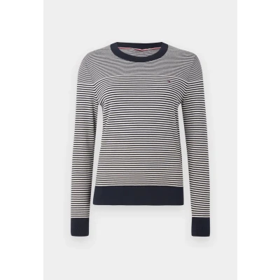 Abbildung von Tommy Hilfiger Strickpullover, Damen, Größe: XL, Bretton dark night navy