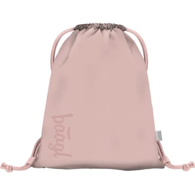 Abbildung von Baagl Turnbeutel für Mädchen und Damen Schuhbeutel, Schule Kindergarten Sportbeutel, Sportrucksack (Creamy)