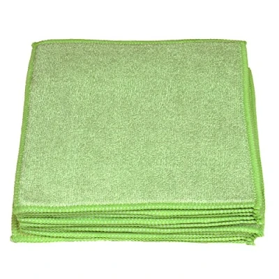 Abbildung von Sonty 10 Stück Schwammtücher XL, Spültücher Microfaser 23 x cm (grün)